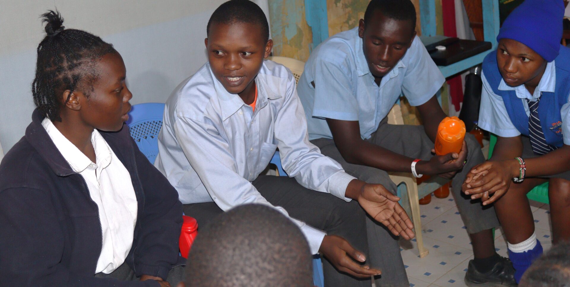 Form four students from Michelle Winners